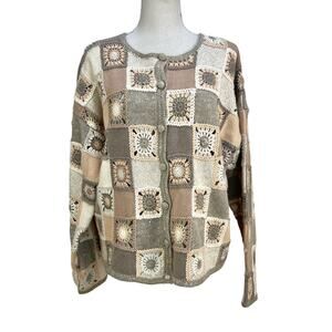 Vintage Granny Square Cardigan Design Options by Philip and Jane Gordon Boho